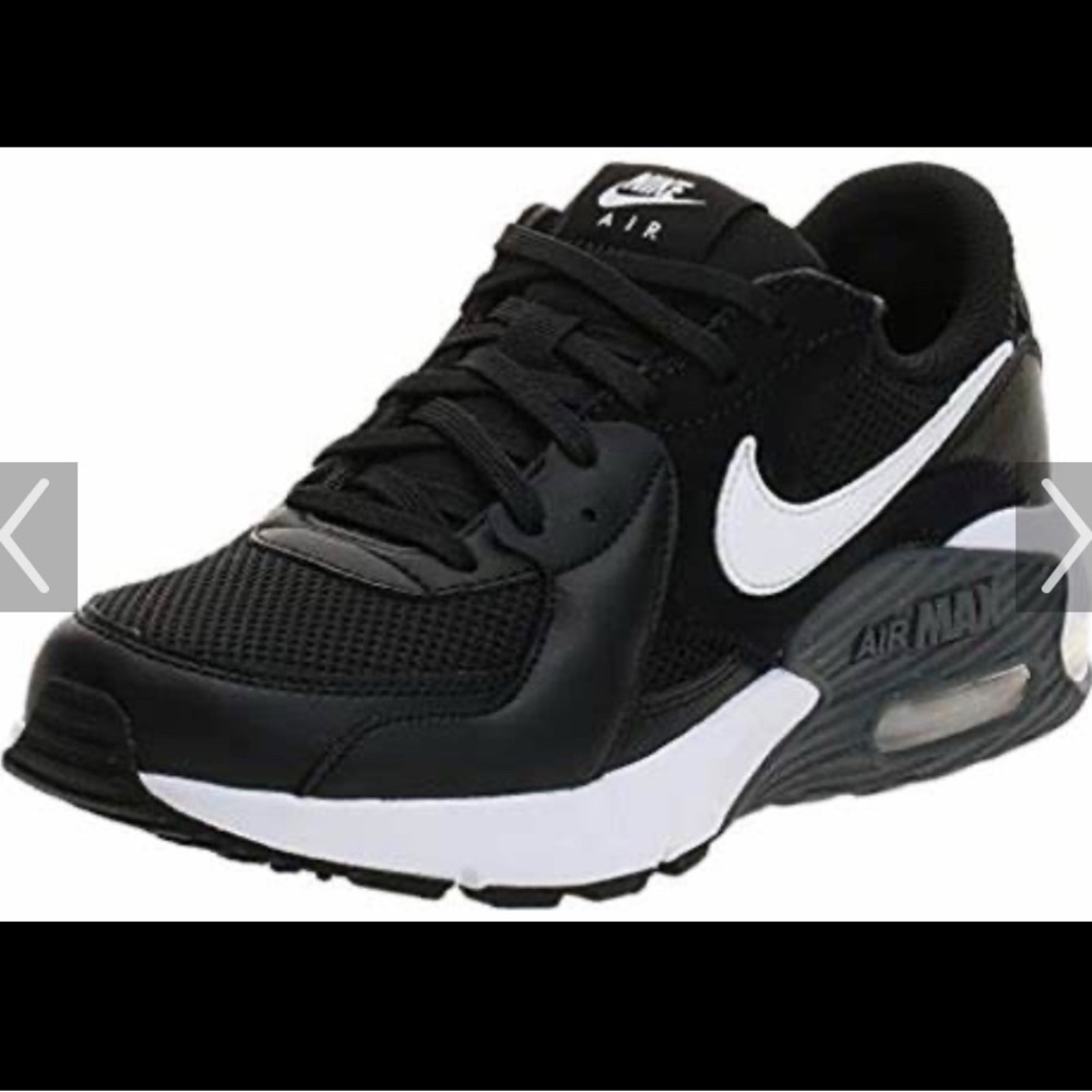 Nike Air Max Black and White Athletic Shoes womens